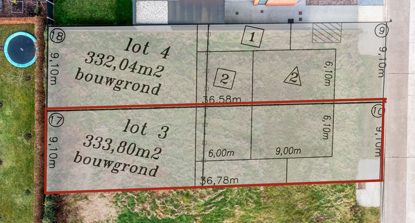 Bouwgrond te koop in Lille